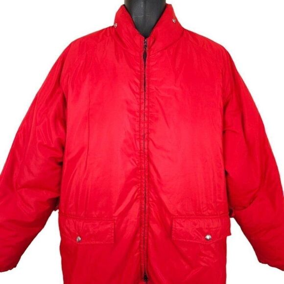 Vintage Goose Down Puffy Jacket Mens Size Large 80s Pacific Trail Puffer Ski - Picture 1 of 9